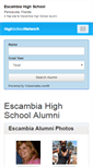 Mobile Screenshot of escambiahighschool.org